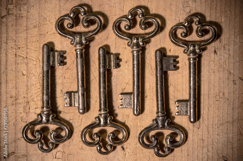 Set of old keys