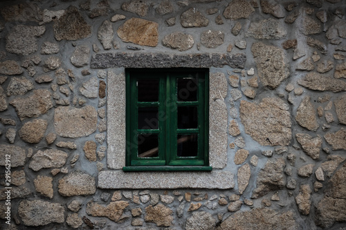 Old window in the wall