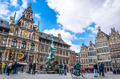 Grote Markt square in Antwerp, Belgium