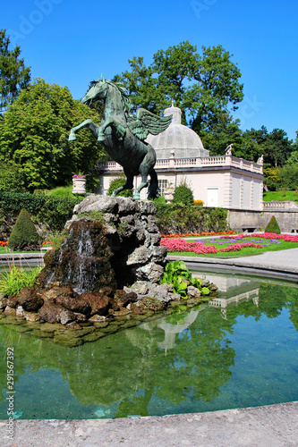 fountain in Mirabell park Salzburg