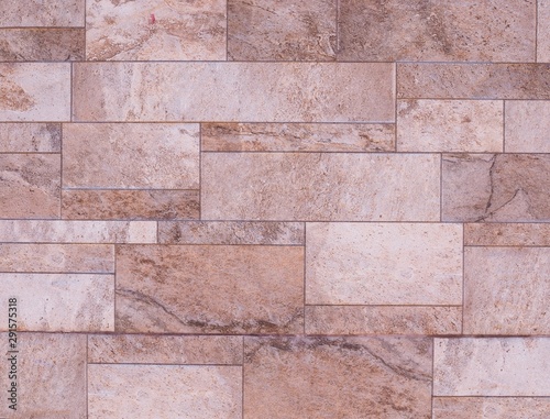 Wallpaper Mural Background with brick wall, Design tiles on wall of house. Torontodigital.ca