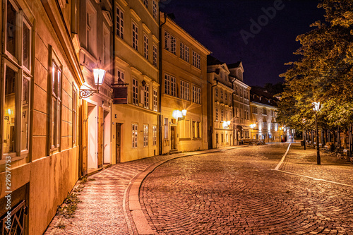Night shot of Kampa - Prague