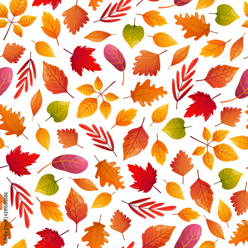 Autumn season seamless pattern.