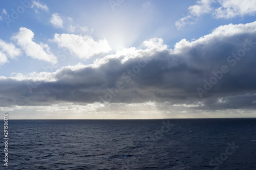 Sunset on the Norwegian Sea off the coast of Norway