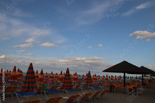 Gatteo beach on the Adriatic sea in Italy photo