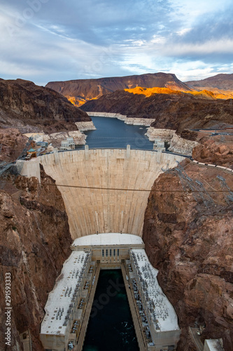 Photography Hoover Dam near Las Vegas in 2019