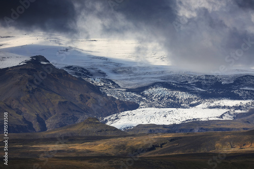 Alpine landscape in Skaftafell National Reserve, Iceland, Europe