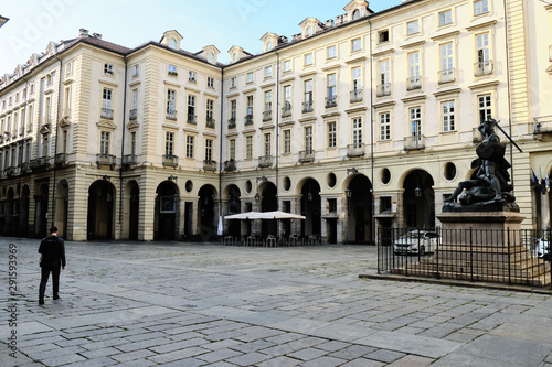 A square in Turin, Italy