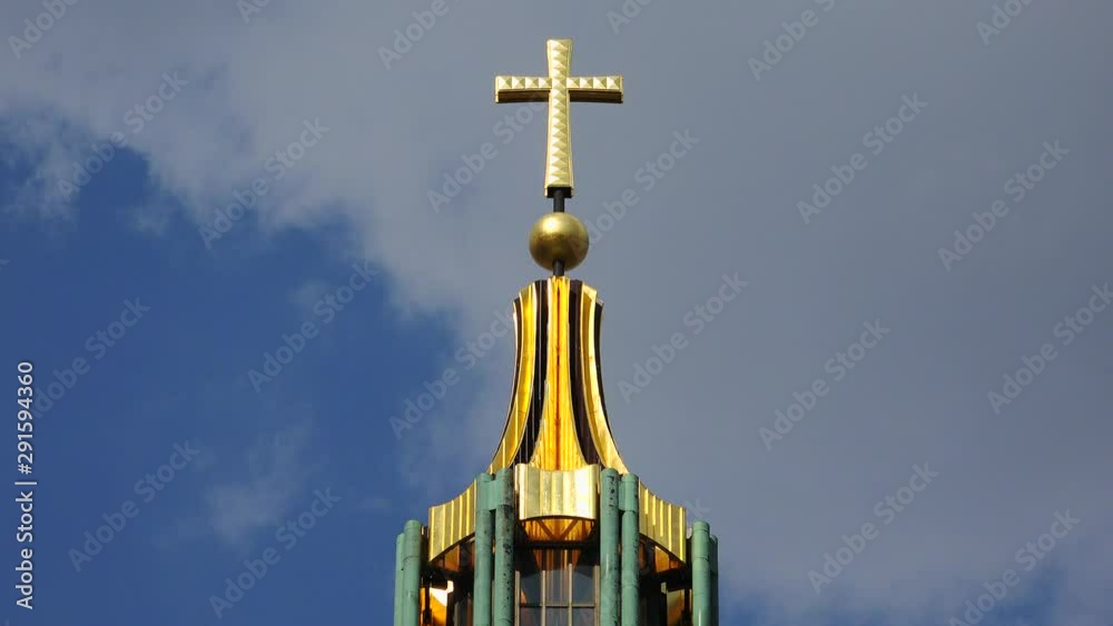 Architectural fragment of the Cathedral in Berlin. 4K. Architectural fragment of the Cathedral in Berlin. 4K.
