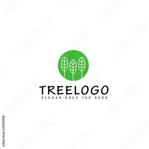 Logo tree vector template. modern logo, company, outdor, element vector illustrasion design