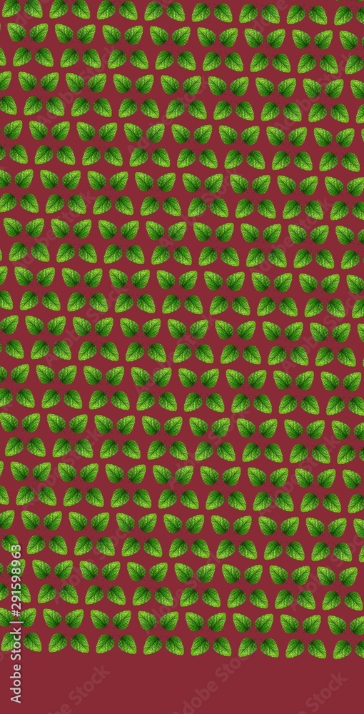 nature pattern design for clothes and home wall