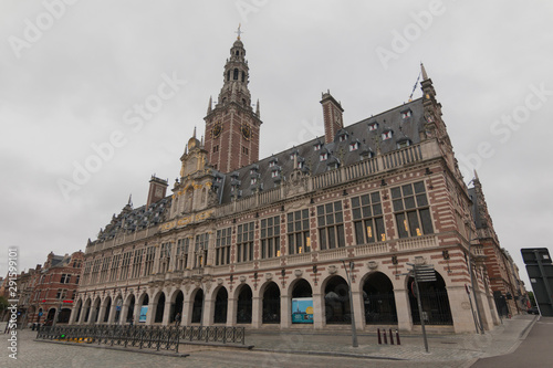 Library in Leuven, Belgium. This one was shooten and destroyed in 2nd War and after that, rebuilded as the original design