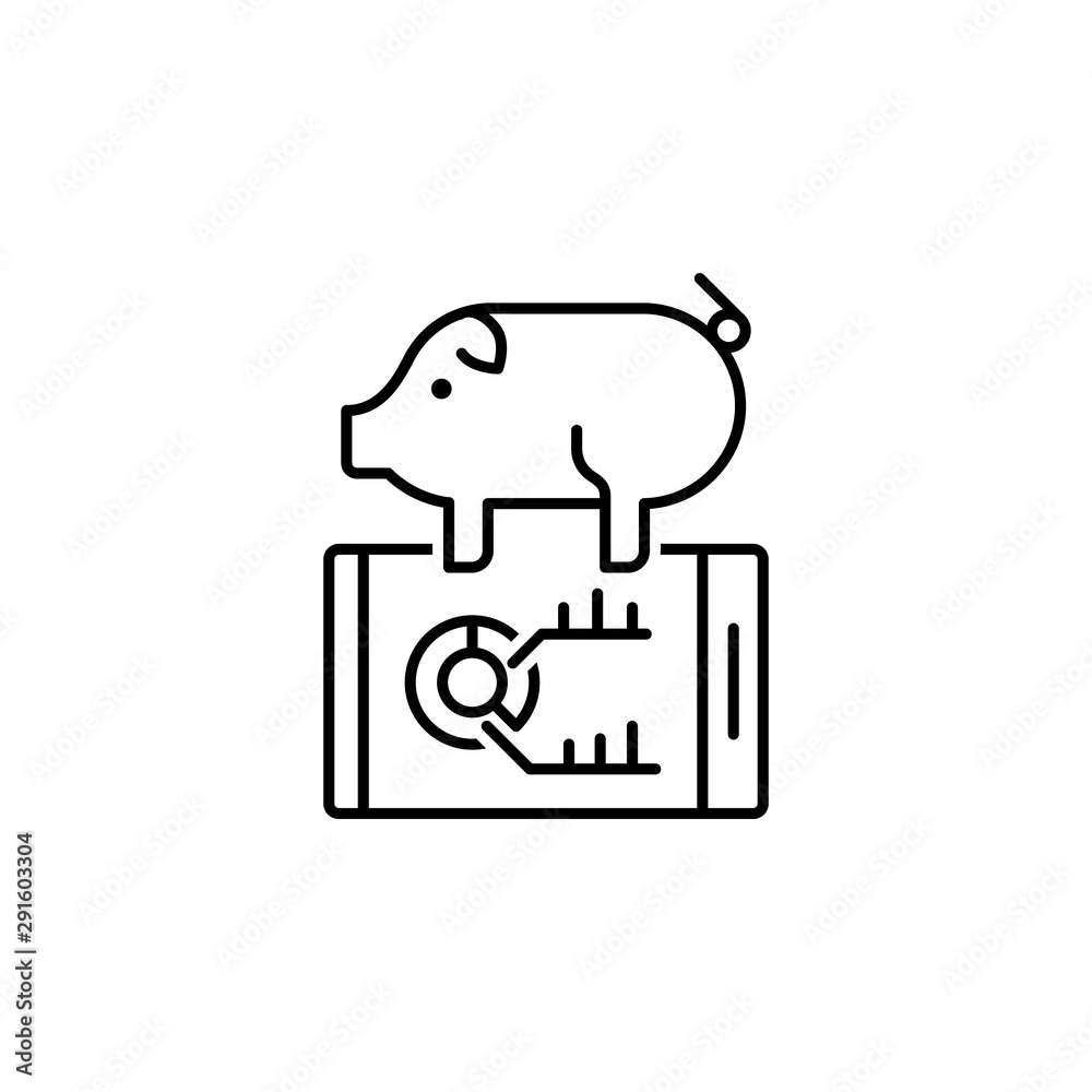 Smart farm, analysis icon. Element of smart farm thin line icon Smart farm, analysis icon. Element of smart farm thin line icon