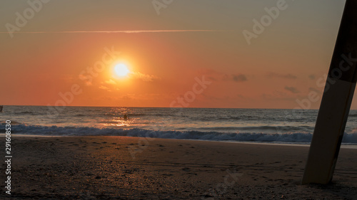 Sea Kayaks towards the Sunrise