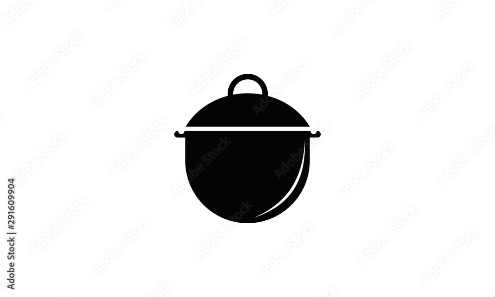 silhouette pan logo vector silhouette pan logo vector