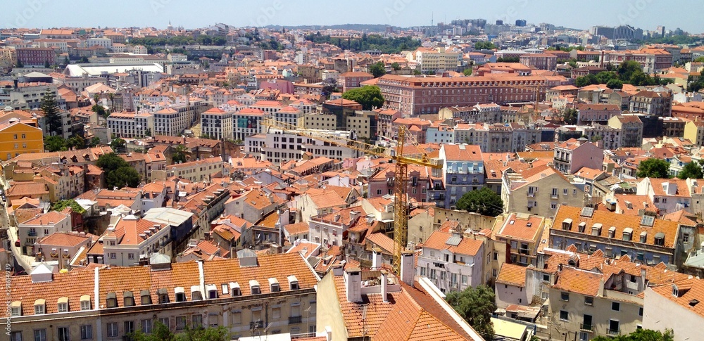 view of city of prague czech republic
