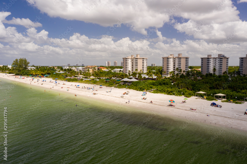 Tourists on Bonita Beach Florida USA Tourists on Bonita Beach Florida USA