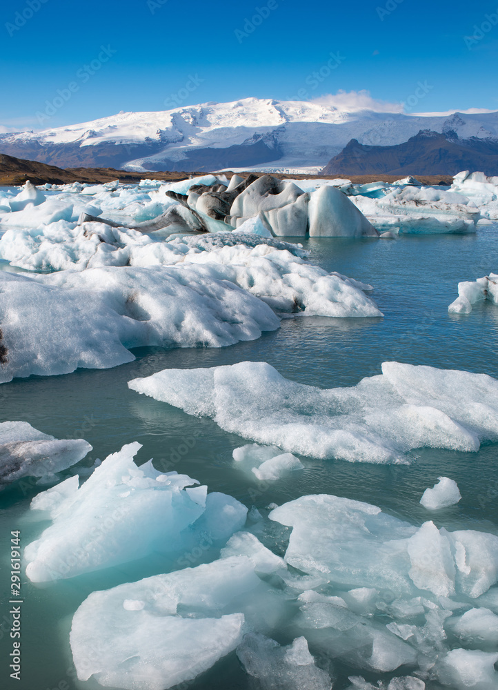 Beautiful glacier lagoon Jokulsarlon, Iceland