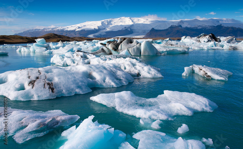 Beautiful glacier lagoon Jokulsarlon, Iceland