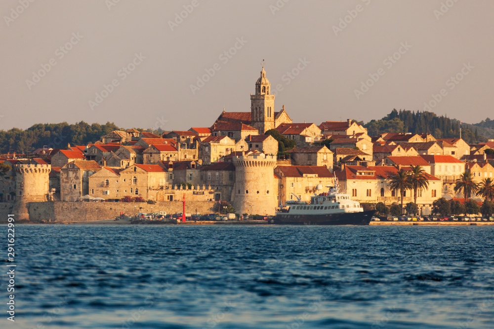 Old town of Korcula,Adriatic Sea, Croatia