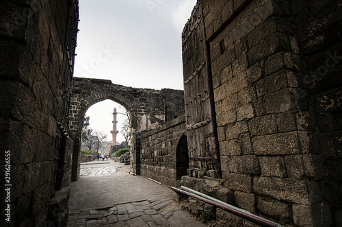 Aurangabad, Maharashtra, India. The Ancient Fort Of Daulatabad. photo