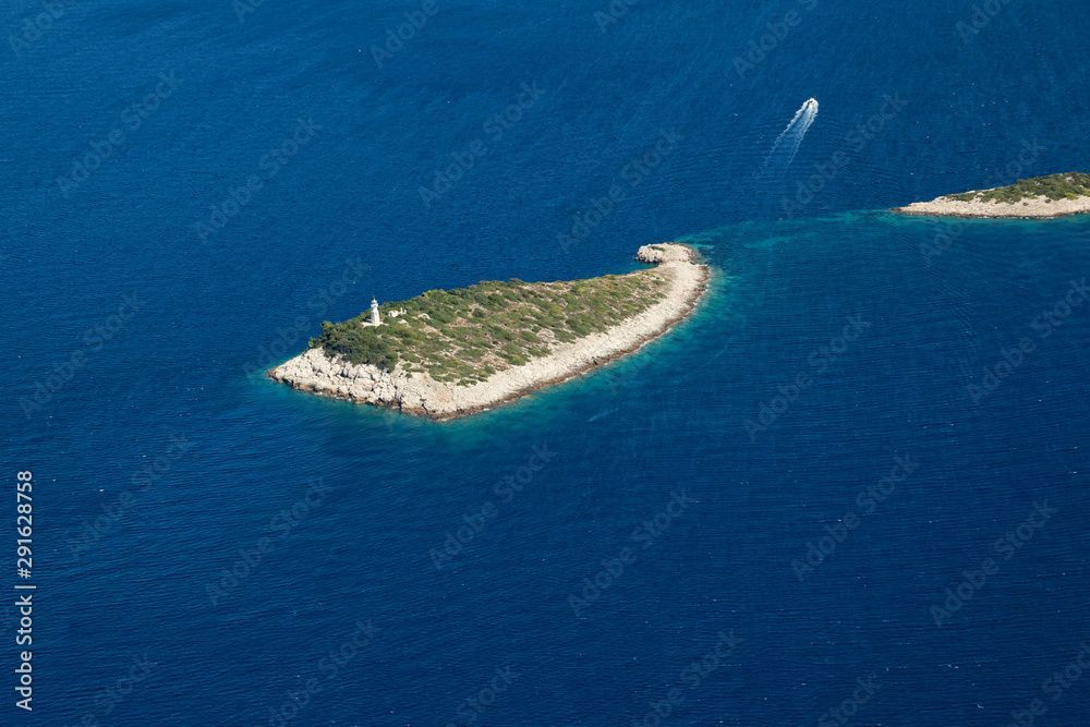 Islet on Peljesac peninsula, Adriatic Sea, Croatia