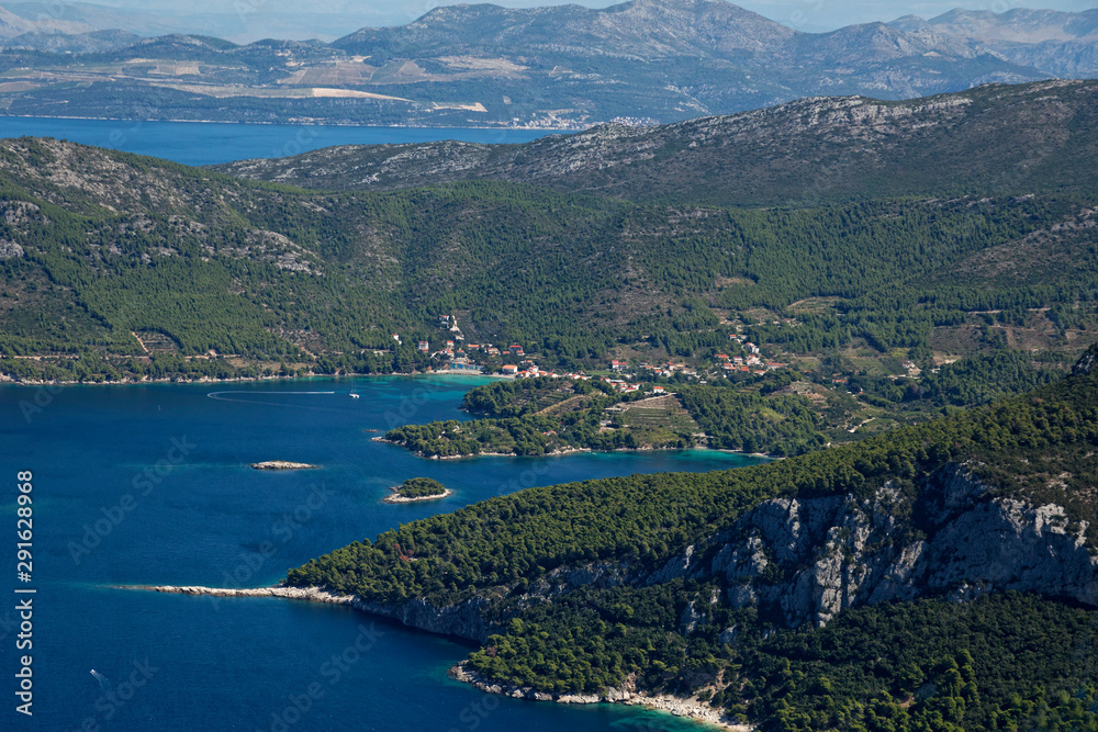Coastline of Peljesac, Adriatic Sea, Croatia