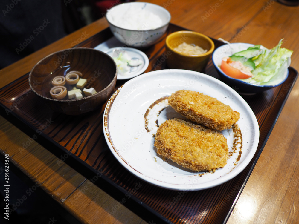 Japanese traditional food set style. Japanese traditional food set style.