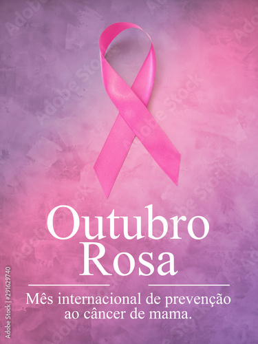 Outubro Rosa - Mês da conscientização do câncer de mama de outubro photo