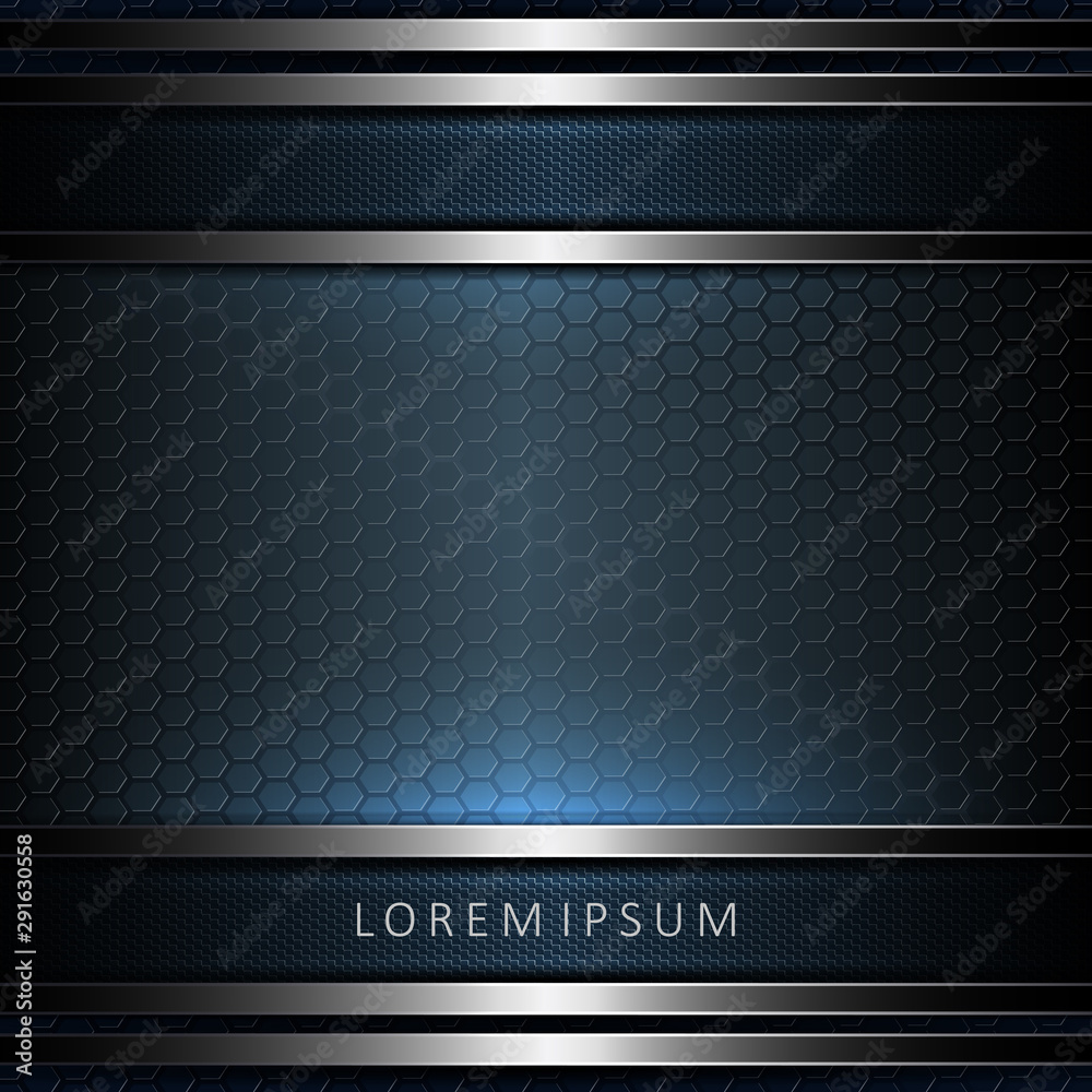 Abstract dark blue mesh design with bezel textured frames Abstract dark blue mesh design with bezel textured frames