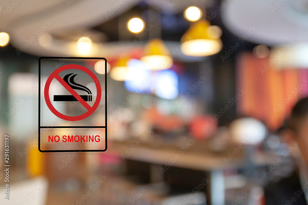 No smoking signs in restaurants No smoking signs in restaurants