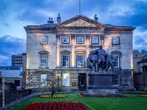  The Royal Bank of Scotland headquarters also known as Dundas House on July 30, 2017 in Edinburgh, Scotland. It was built in 1774 for the statesman Sir Lawrence Dundas. photo