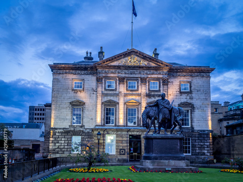  The Royal Bank of Scotland headquarters also known as Dundas House on July 30, 2017 in Edinburgh, Scotland. It was built in 1774 for the statesman Sir Lawrence Dundas. photo