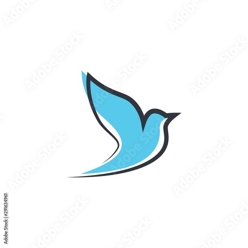 Dove logo template vector icon