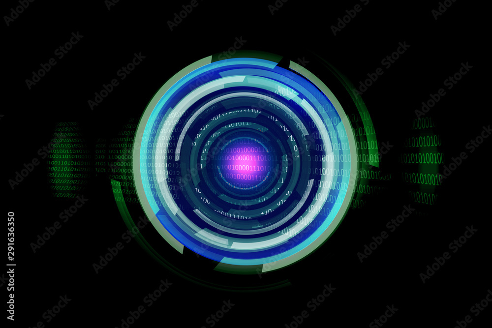 circle abstract digital circle abstract digital