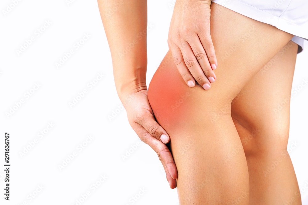 Knee pain May be due to muscle inflammation or bone damage.