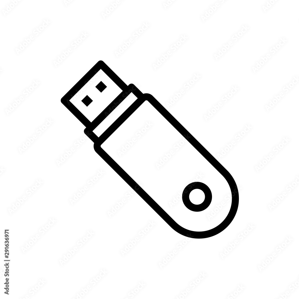 Usb Flash drive icon vector design template Usb Flash drive icon vector design template