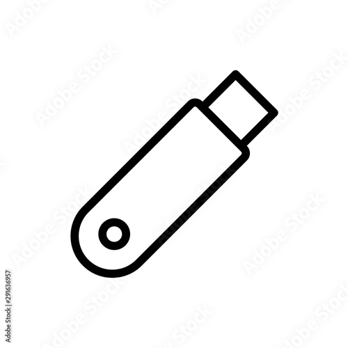 Usb Flash drive icon vector design template