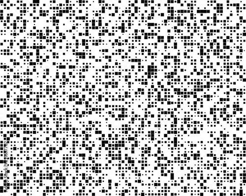 squares pixelated, block pixels random mosaic pattern / background. fusion checkered grid, mesh. shuffle, diffuse scatter squares. clutter matrix. geometric jumble texture. fragmentation vector art