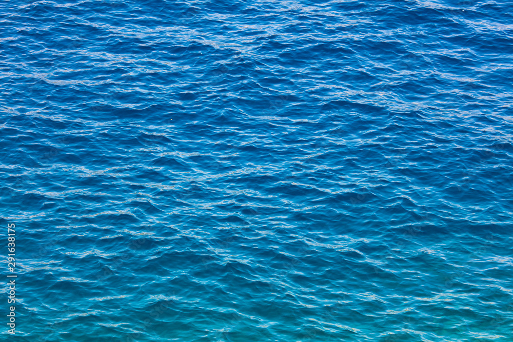 Obraz premium Blue expanse of water at sea as abstract background
