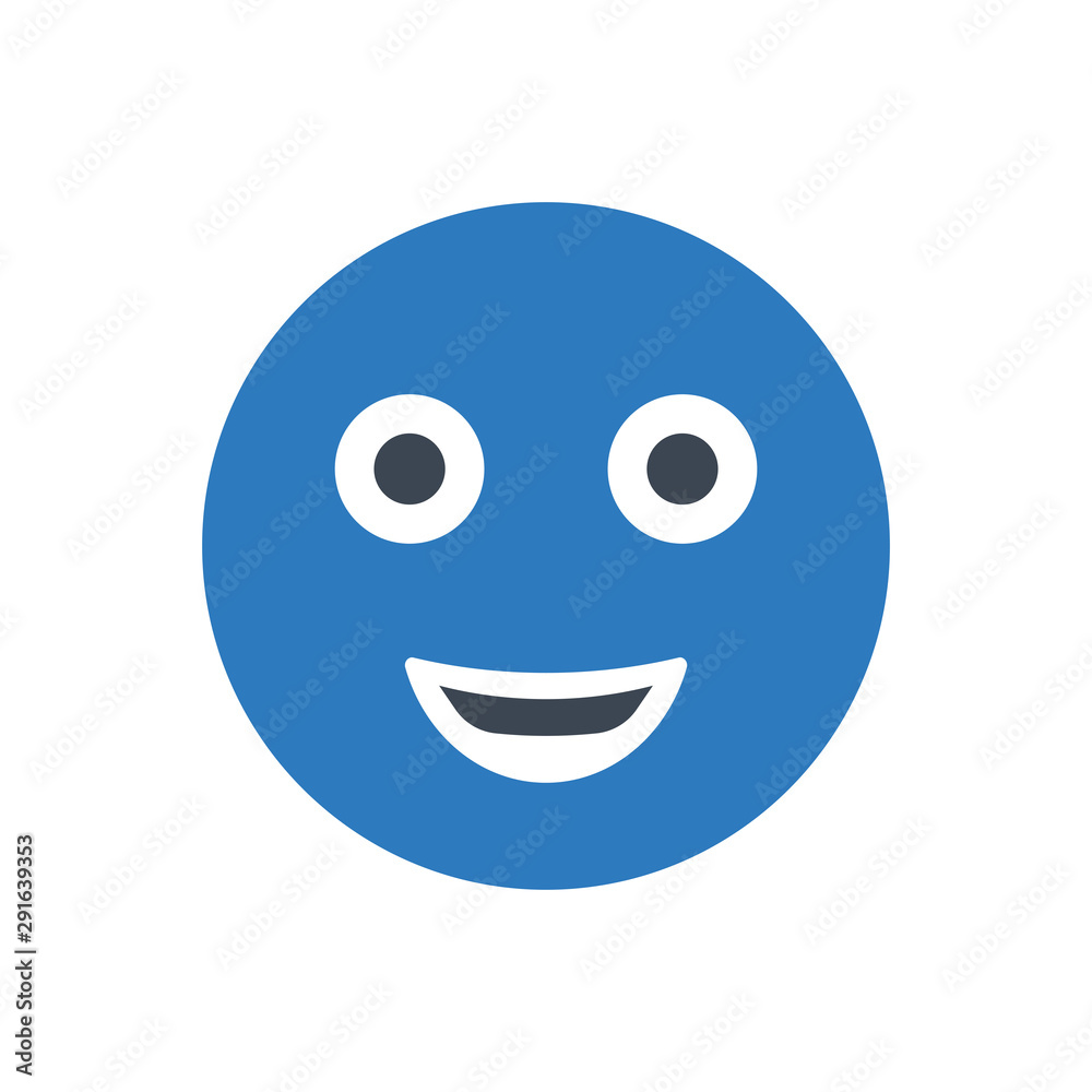 Fototapeta premium Happy Emoji Icon