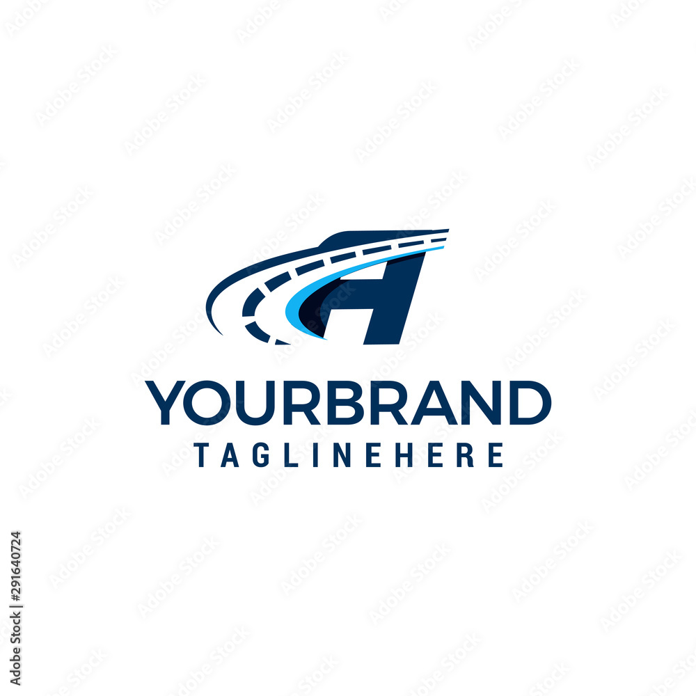 Road Way Asphalt Logo Letter A. A Road Logistics Letter Design in Vector template Road Way Asphalt Logo Letter A. A Road Logistics Letter Design in Vector template