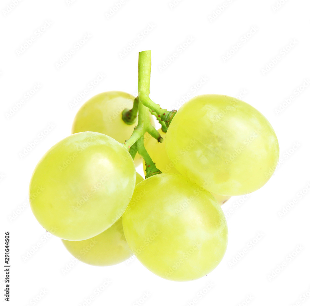 Fresh ripe juicy grapes isolated on white Fresh ripe juicy grapes isolated on white