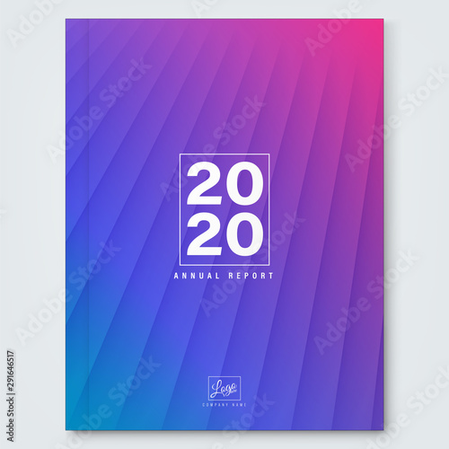 Abstract gradient magenta blue background for business annual report, book cover, brochure, flyer, poster.