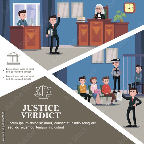 Flat Judicial System Template