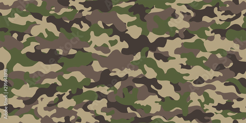 Camouflage background. Seamless pattern.Vector. 迷彩パターン