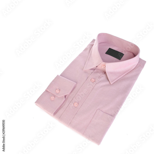 shirt or isolated folded fashionable men shirt new. © heinteh