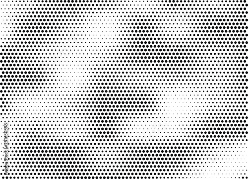 Abstract halftone dotted background. Monochrome grunge pattern with dot and circles.  Vector modern pop art texture for posters, sites, business cards, cover, postcards, labels, stickers layout.