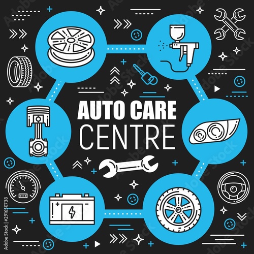 Vehicles repair service, spare parts