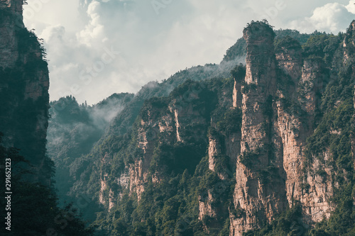 Rock formations of Tianzi mountains